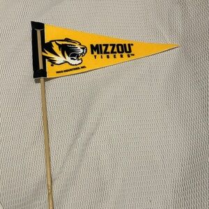 Mizzou Tigers Small Yellow Felt Pennant by